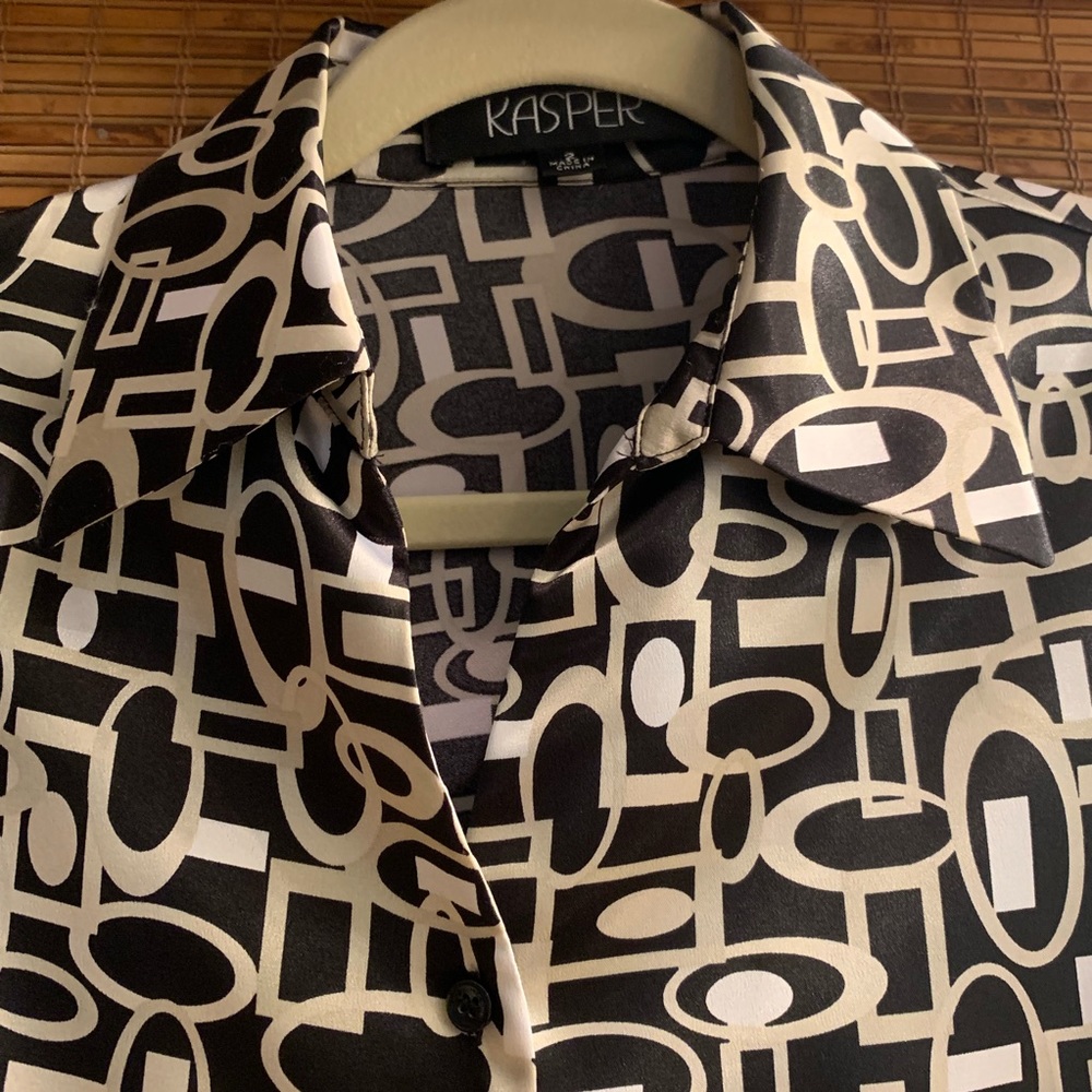 Kasper - Pretty pattern blouse - Picture 2 of 4